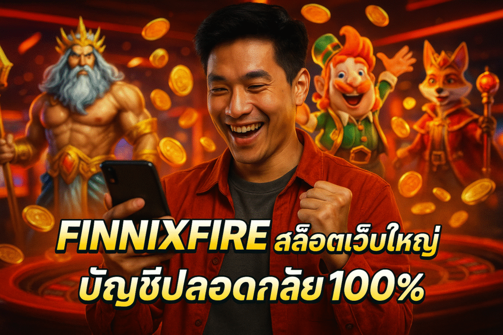 FINNIXFIRE สล็อตเว็บใหญ่ บัญชีปลอดภัย 100%