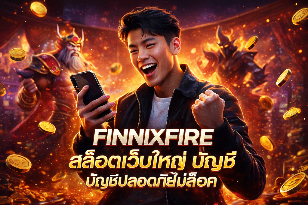 FINNIXFIRE สล็อตเว็บใหญ่ บัญชีปลอดภัย ไม่ล็อค