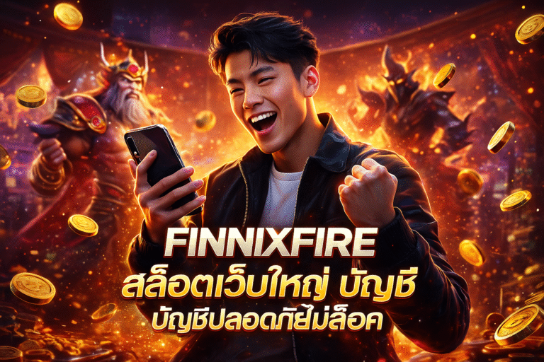 FINNIXFIRE สล็อตเว็บใหญ่ บัญชีปลอดภัย ไม่ล็อค
