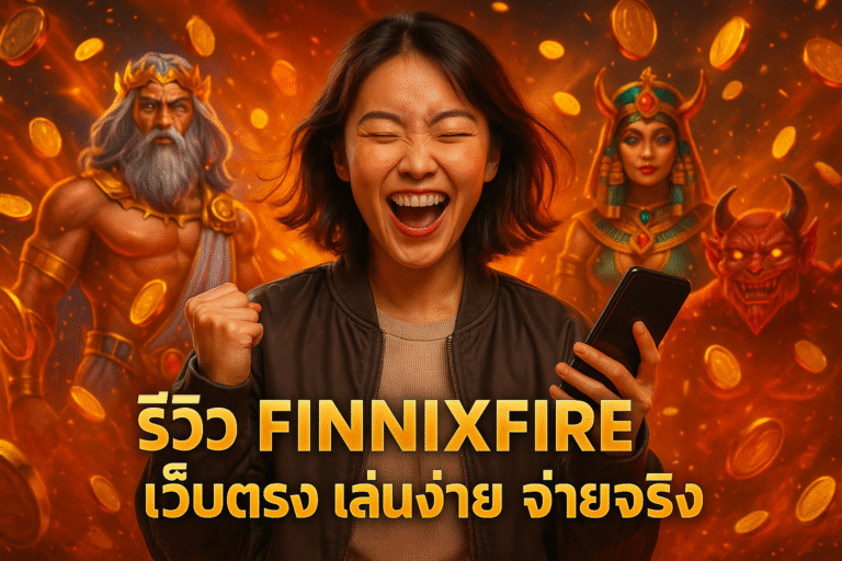 รีวิว FINNIXFIRE เว็บตรง เล่นง่าย จ่ายจริง