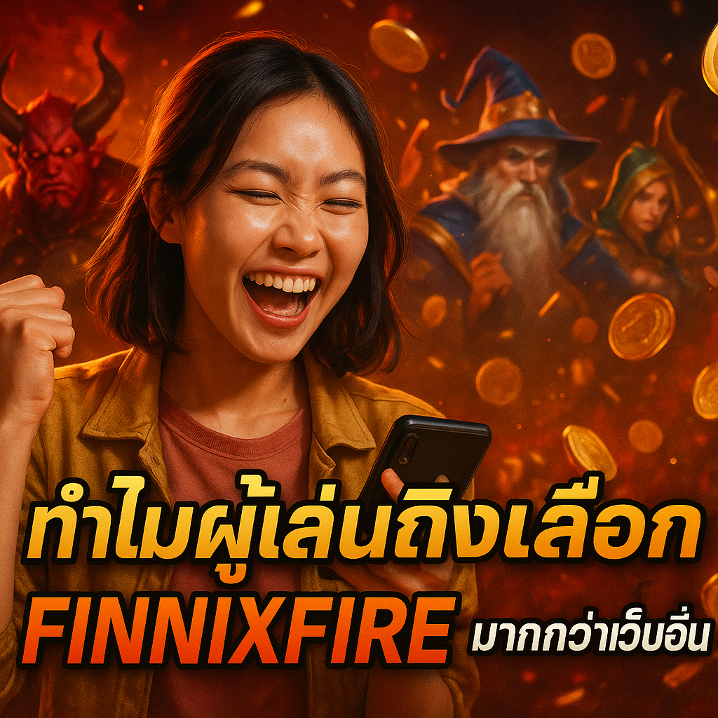 ทำไมผู้เล่นถึงเลือก FINNIXFIRE มากกว่าเว็บอื่น